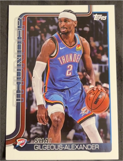 2025 Topps Basketball #OTC-4 Shai Gilgeous-Alexander — front