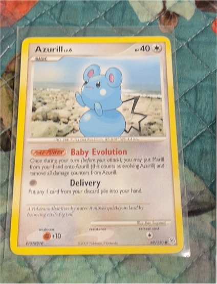 2007 Pokémon Diamond & Pearl #69 Azurill — front