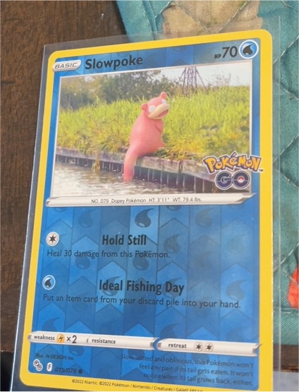 2022 Pokémon TCG Pokemon GO #019 Slowpoke — front
