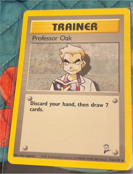 1999 Pokémon #116 Professor Oak — front