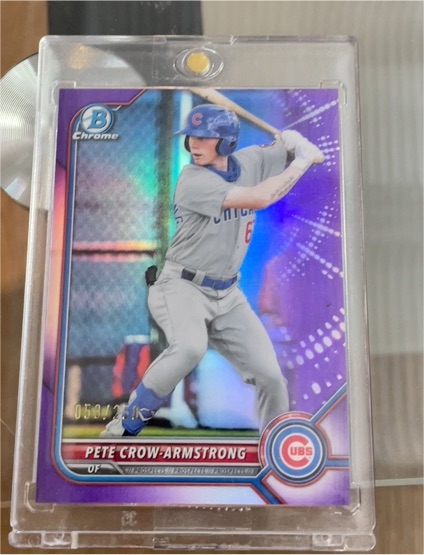 2022 Bowman Chrome Prospects #BCP-102 Pete Crow-Armstrong — front