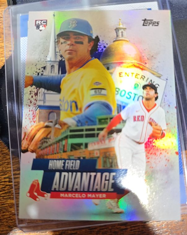 2025 Topps Update Series #HA-47 Marcelo Mayer Home Field Advantage Rookie — front