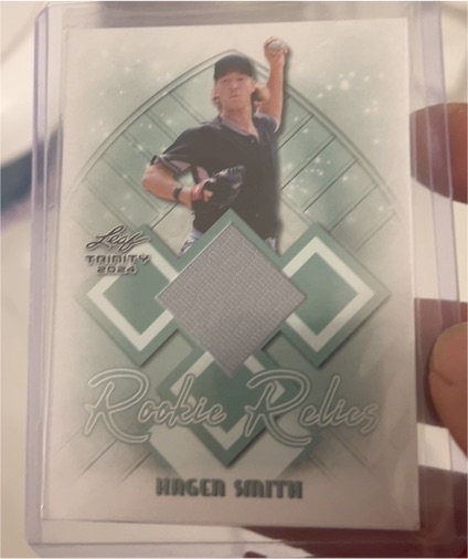 2024 Leaf Trinity Rookie Relics RR Wagen Smith — front