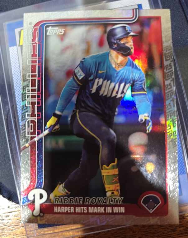 2025 Topps Update Series #US184 Bryce Harper Ribbie Royalty — front