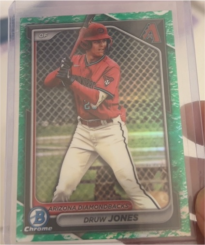 2024 Bowman Chrome Prospects #BCP-60 Druw Jones — front