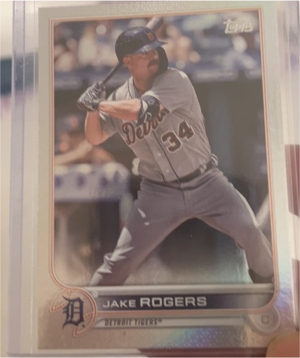 2022 Topps #198 Jake Rogers — front