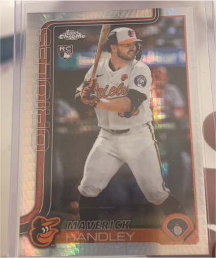 2025 Topps Chrome Update #USC58 Maverick Handley — front