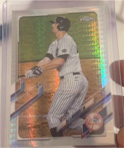 2021 Topps Chrome #105 DJ LeMahieu — front