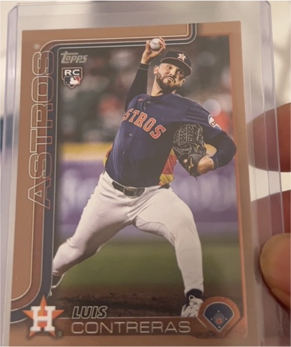 2025 Topps Update #US323 Luis Contreras — front