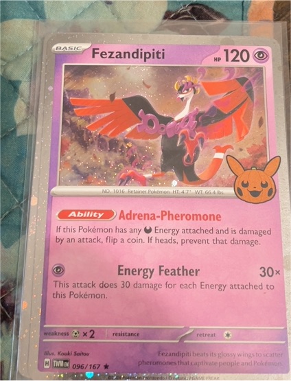 2024 Pokemon Trick or Trade #096 Fezandipiti — front