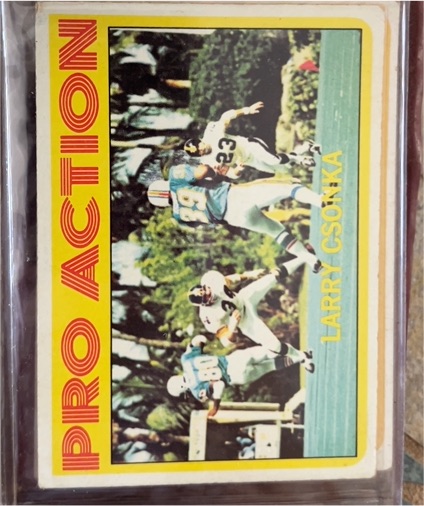 1972 Topps #259 Larry Csonka — front