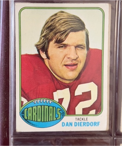 1976 Topps Football #326 Dan Dierdorf — front