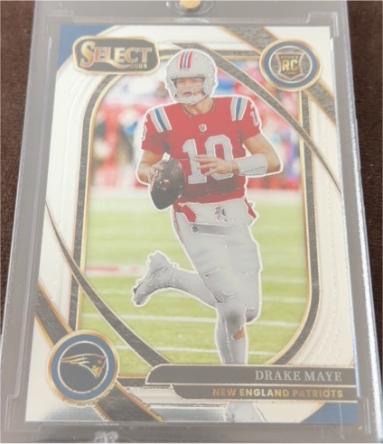 2024 Panini Select Club Level #218 Drake Maye — front
