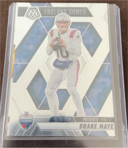 2025 Panini Mosaic #258 Drake Maye England Games — front