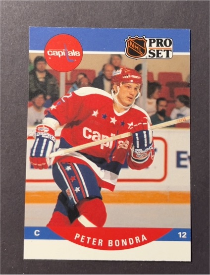 1990-91 Pro Set #645 Peter Bondra — front