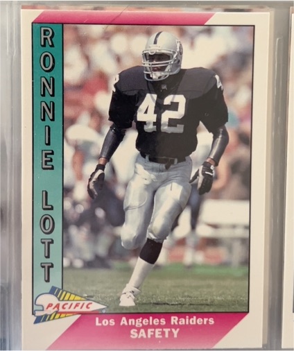 1991 Pacific #602 Ronnie Lott — front