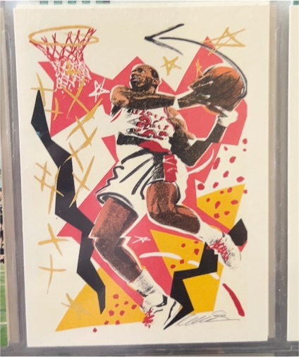 1990-91 Hoops #376 Clyde Drexler — front