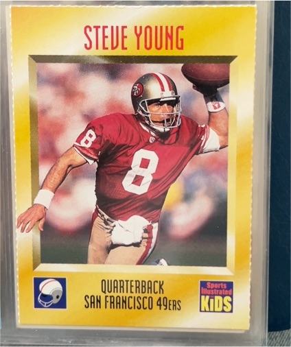 1995 Sports Illustrated for Kids #431 Steve Young — front