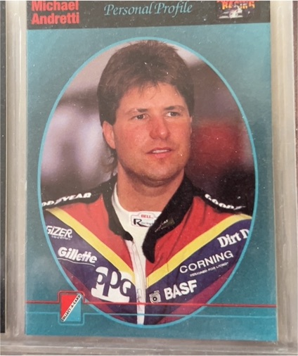 1992 Collect-A-Card Andretti Racing #99 Michael Andretti — front