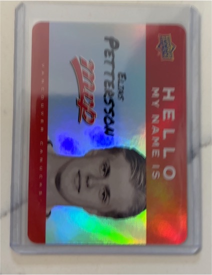 2025-26 Upper Deck MVP #HNI-12 Hello My Name Is Elias Pettersson — front