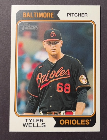 2023 Topps Heritage #570 Tyler Wells — front