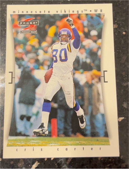 1997 Score #230 Cris Carter — front
