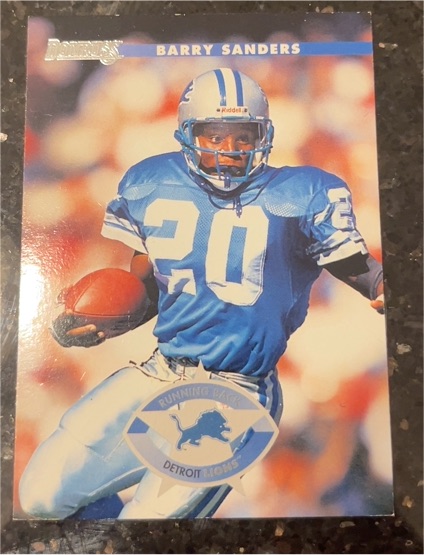 1996 Donruss #1 Barry Sanders — front