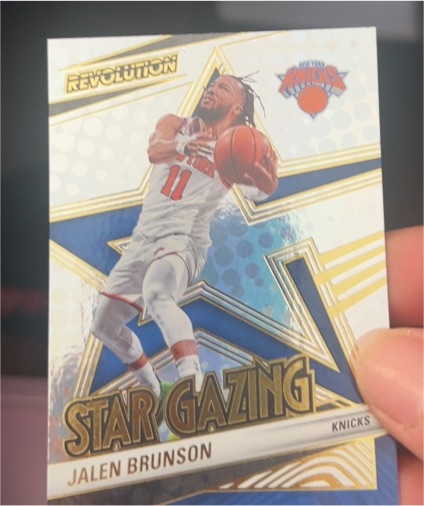 2024-25 Panini Revolution #24 Jalen Brunson Star Gazing — front