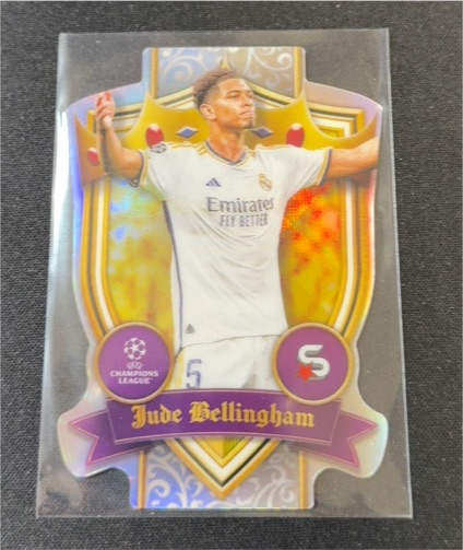 2024 Topps UEFA Champions League Superstars Die Cut Jude Bellingham — front