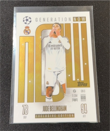 2024 Topps Champions League Match Attax Generation Now #GN3 Jude Bellingham — front