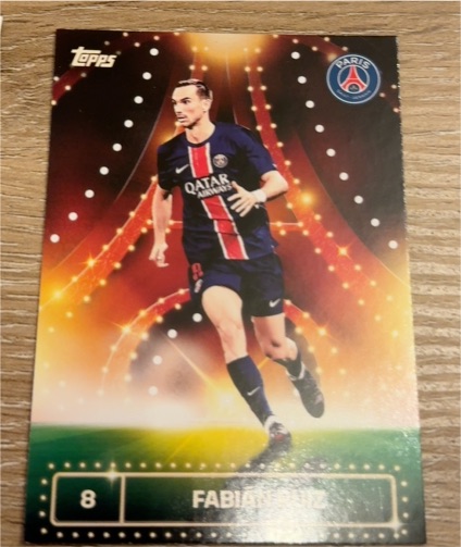 2024 Topps PSG #8 Fabian Ruiz — front