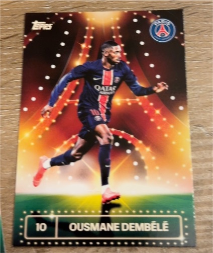 2024-25 Topps PSG #10 Ousmane Dembélé — front