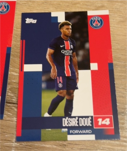 2024-25 Topps PSG #14 Désiré Doué — front