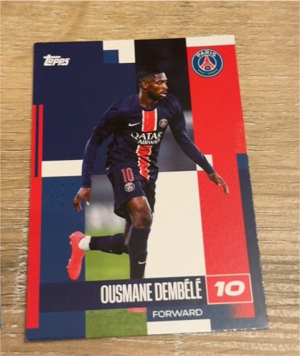 2024-25 Topps #10 Ousmane Dembélé — front