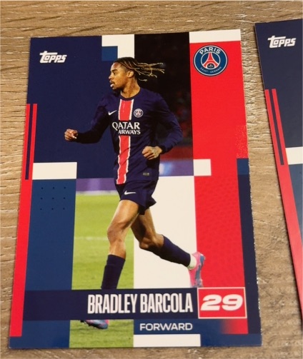 2024-25 Topps #29 Bradley Barcola — front