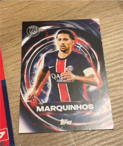 2024 Topps Paris Saint-Germain Marquinhos — front