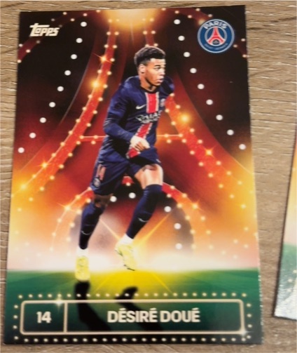 2024 Topps PSG #14 Désiré Doué — front