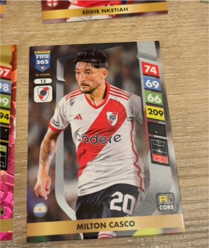 2025 Panini Adrenalyn XL FIFA 365 #13 Milton Casco — front