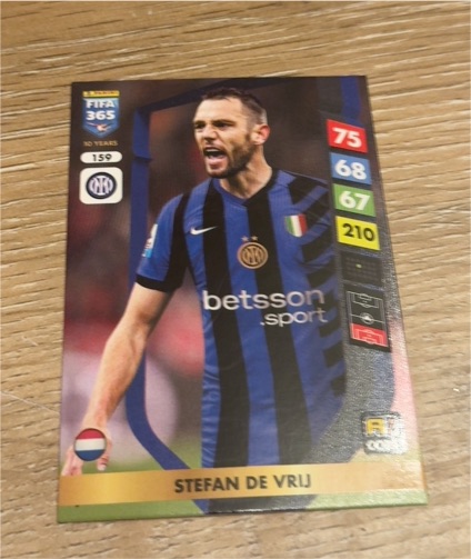 2025 Panini Adrenalyn XL FIFA 365 #159 Stefan de Vrij — front