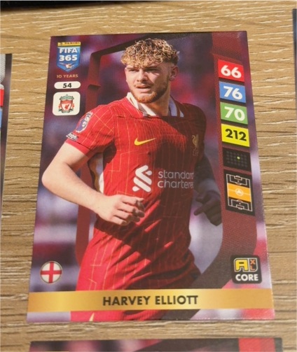 2025 Panini Adrenalyn XL FIFA 365 #54 Harvey Elliott — front