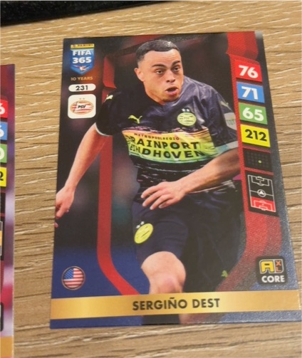 2025 Panini Adrenalyn XL FIFA 365 #231 Sergiño Dest — front
