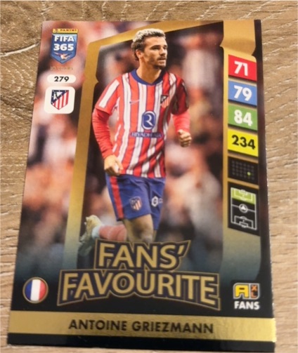 2025 Panini Adrenalyn XL FIFA 365 #279 Antoine Griezmann — front