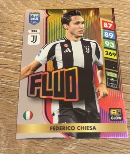 2025 Panini Adrenalyn XL FIFA 365 #398 Federico Chiesa — front