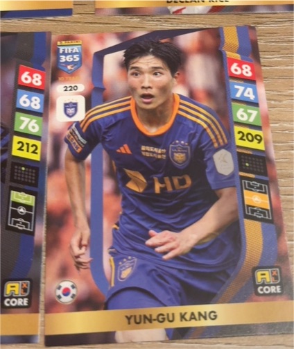2025 Panini Adrenalyn XL FIFA 365 #220 Yun-Gu Kang — front