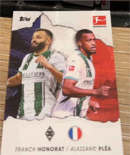 2021 Topps Bundesliga Franck Honorat / Alassane Pléa — front