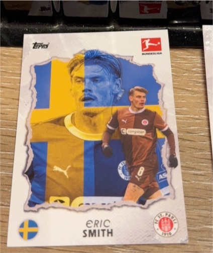 2024/2025 Topps Bundesliga Sticker #262 Eric Smith — front