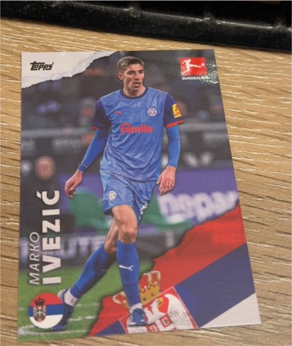 2020 Topps Bundesliga Marko Ivezic — front