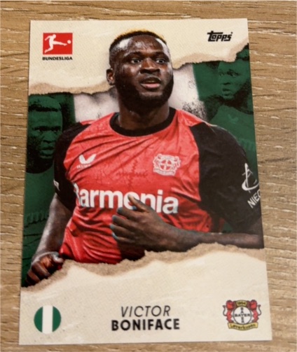 2024-25 Topps Inception #Victor Boniface Bayer Leverkusen — front