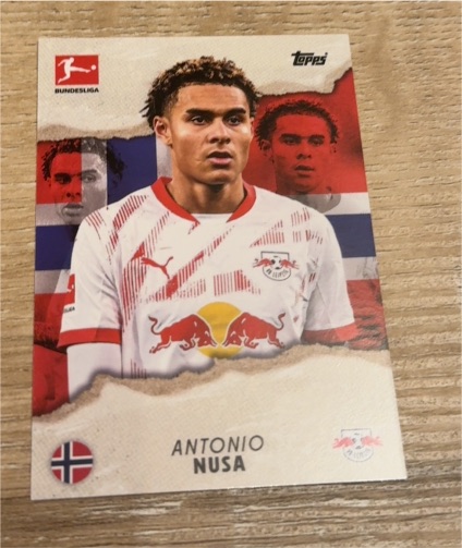 2023 Topps Bundesliga Antonio Nusa — front
