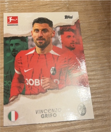 2020 Topps Bundesliga Vincenzo Grifo — front